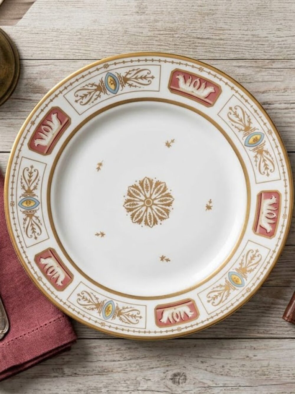 Woodmere White House China John Quincy Adams Dessert Plate 1986 Limited Ed